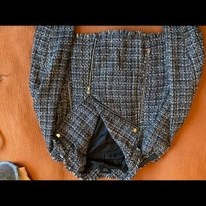 Vici Tweed Jacket With Gold Detailing